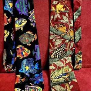 Endangered Species Frogs and Tropical Fish Ties